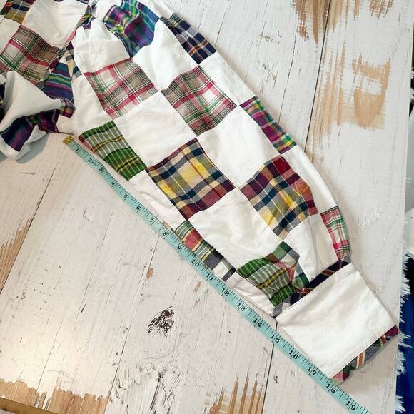 Sézane Chemise Bruna Patchwork Long Sleeve Blouse FR 42 US 10 Boho Cottagecore - Picture 9 of 14